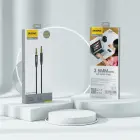 Dudao L12S AUX cable mini jack 3.5mm 1m 3-pole stereo - black Foto 15