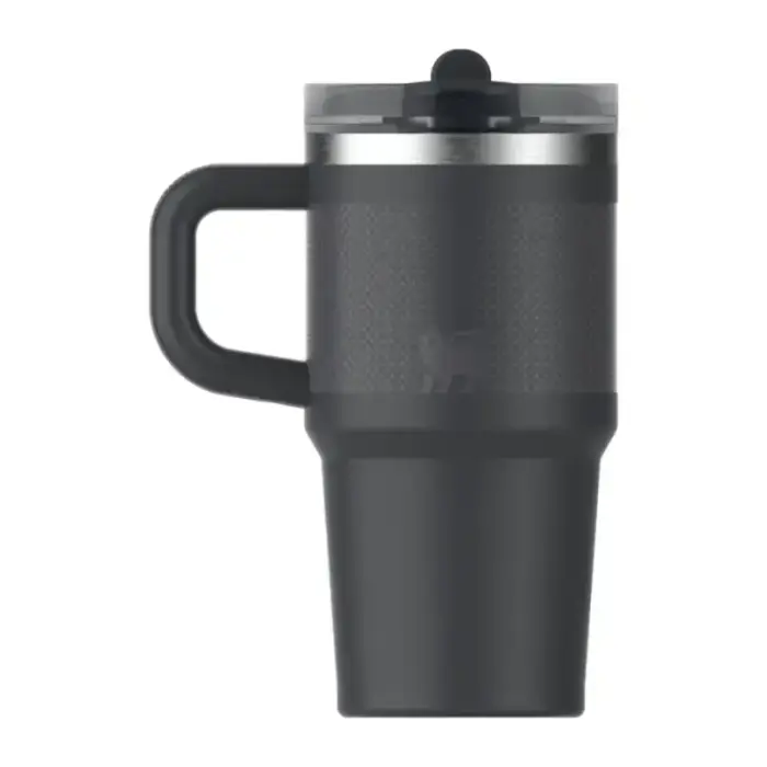 Termokrūze ar salmiņu The Quencher ProTour Flip Straw Tumbler 0,59L melna  Foto 3