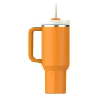 Termokrūze ar salmiņu The Quencher H2.O FlowState Tumbler 1.18L oranža Foto 3