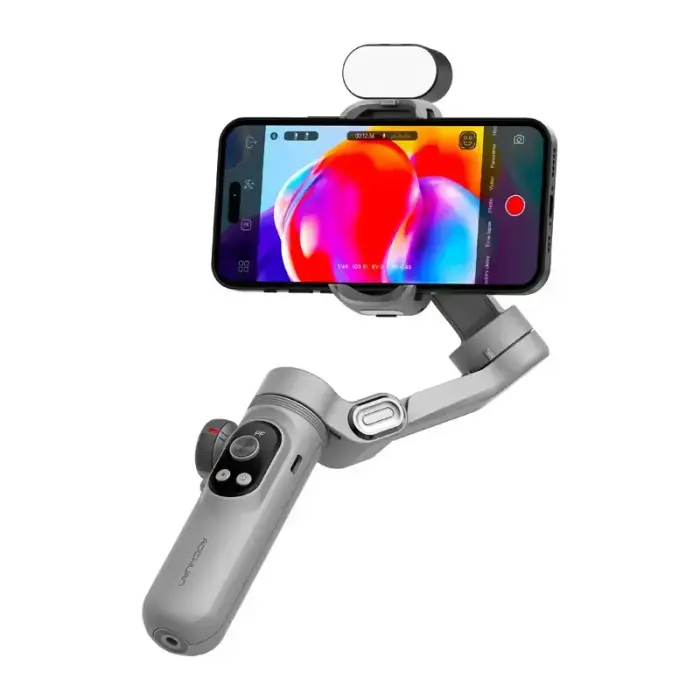 AOCHUAN X Pro Gimbal with RGB Lighting (Gray) Photo
