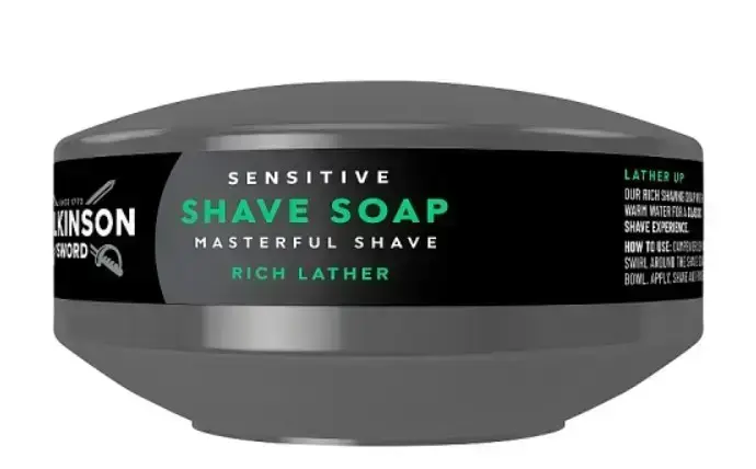 Wilkinson Sword Sensitive Lather Shaving Soap for Men 125g Фото num