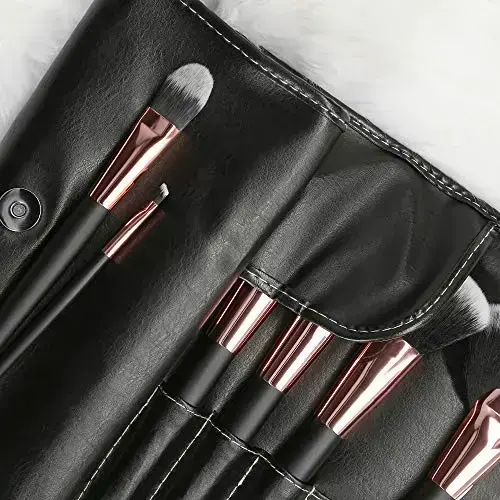 MIMO Black Makeup Brush Set 24 Pcs Фото num