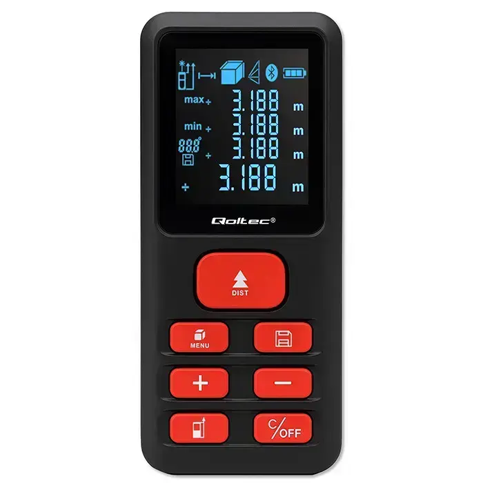Qoltec Precise digital laser distance meter with an electronic level | LCD with backlight | 50m Foto 31