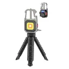 Mini flashlight LED keychain W5138 Type C with 4 screwdriver bits and tripod Photo