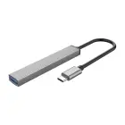 Orico AH-13 USB-C Hub Docking Station 1x USB-A 3.0 + 3x USB-A 2.0 - Gray Фото num