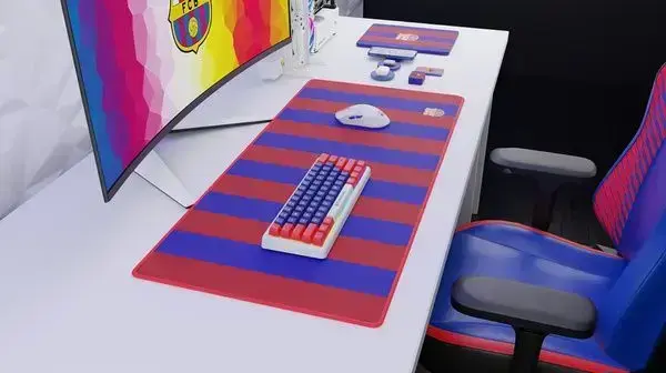 Desk pad FC Barcelona JQR XL blue and red Foto 2