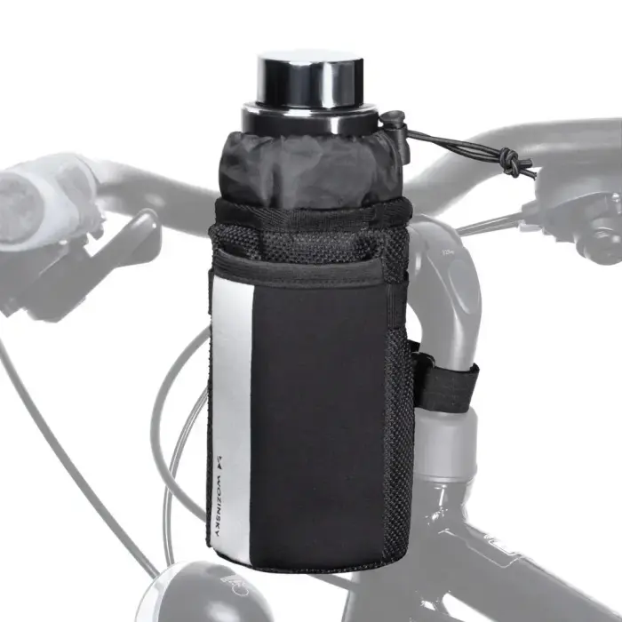Wozinsky Thermal Bottle Bag for Bike or Scooter 1L Black (WBB29BK) Фото num