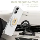 TECH-PROTECT MMR700 LAMANO MAGNETIC MAGSAFE PHONE RING TITANIUM/GOLD Photo