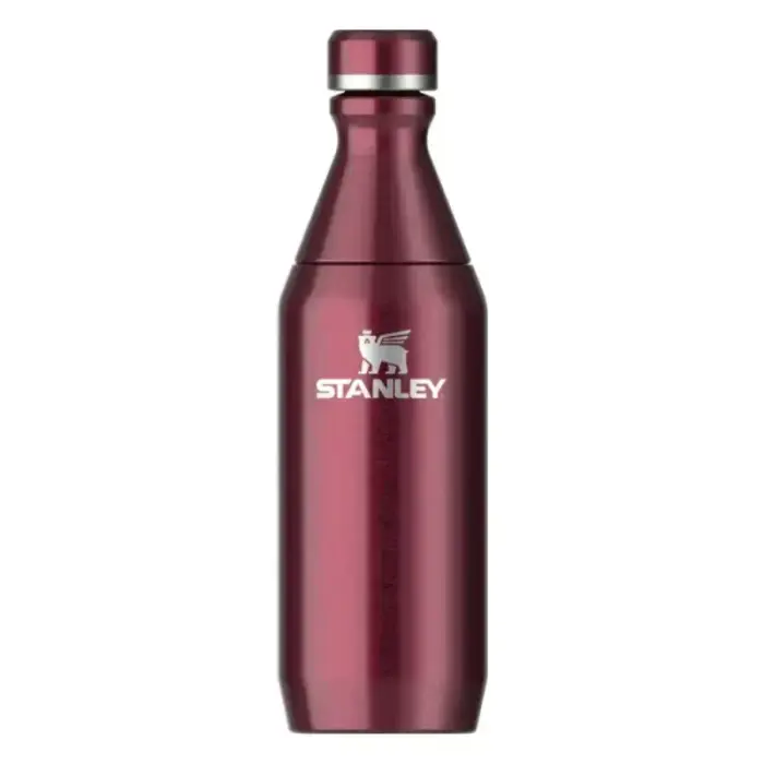 Termopudele The All Day Slim Bottle 0,35L glancēta tumši sarkana Foto 1