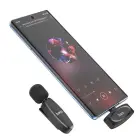 Wireless lavalier microphone USB C Hoco L15 black Foto 3