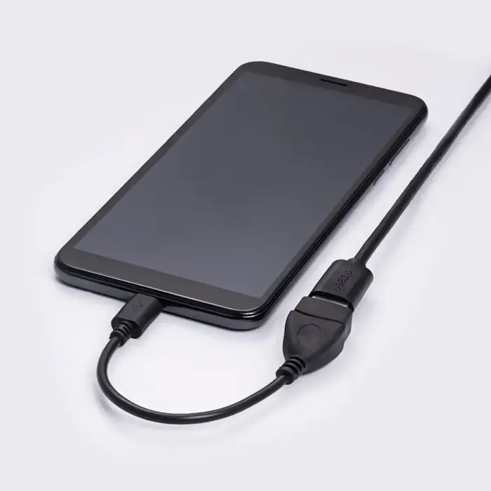 Adapter with cable Akyga AK-AD-09 micro USB B (m) | USB A (f) OTG 15cm Photo