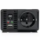 Qoltec MS Wave Voltage Converter | 12V to 230V | 300/600W | USB | Compatible with LiFePO4, GEL and AGM batteries Foto 10