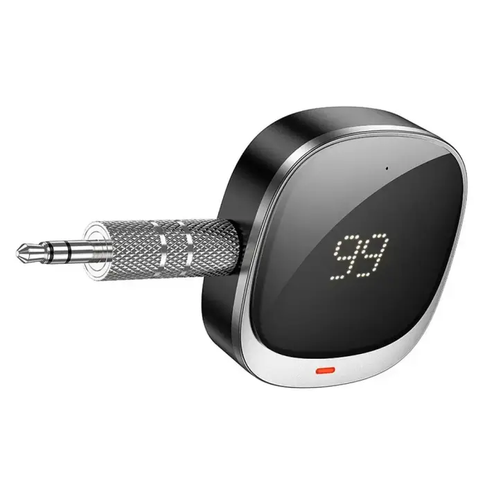 Adapter AUX bluetooth Jack 3,5 mm Hoco with display E80 black Photo