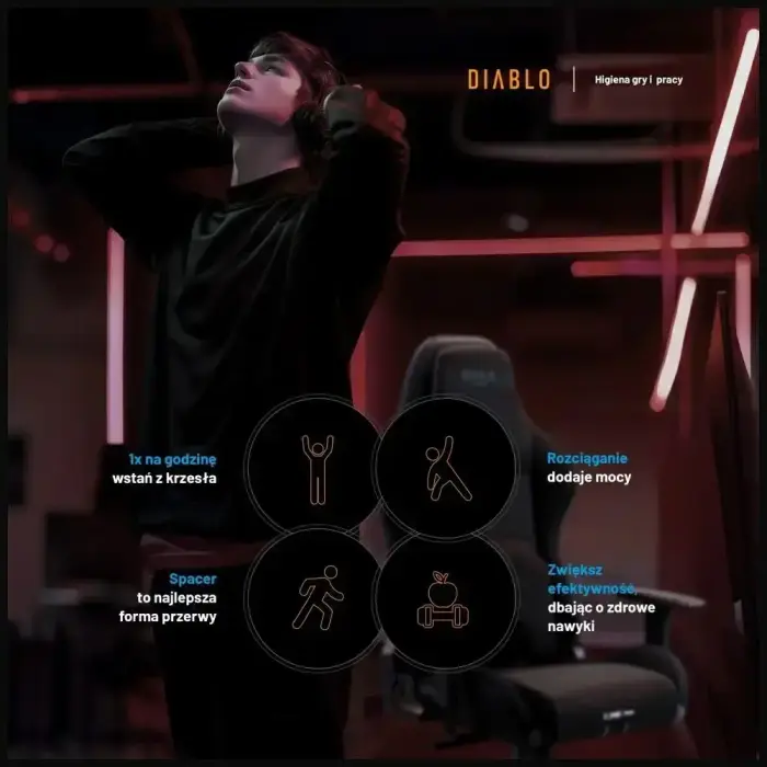 Gaming chair Diablo X-One PRIME Normal Size black Photo