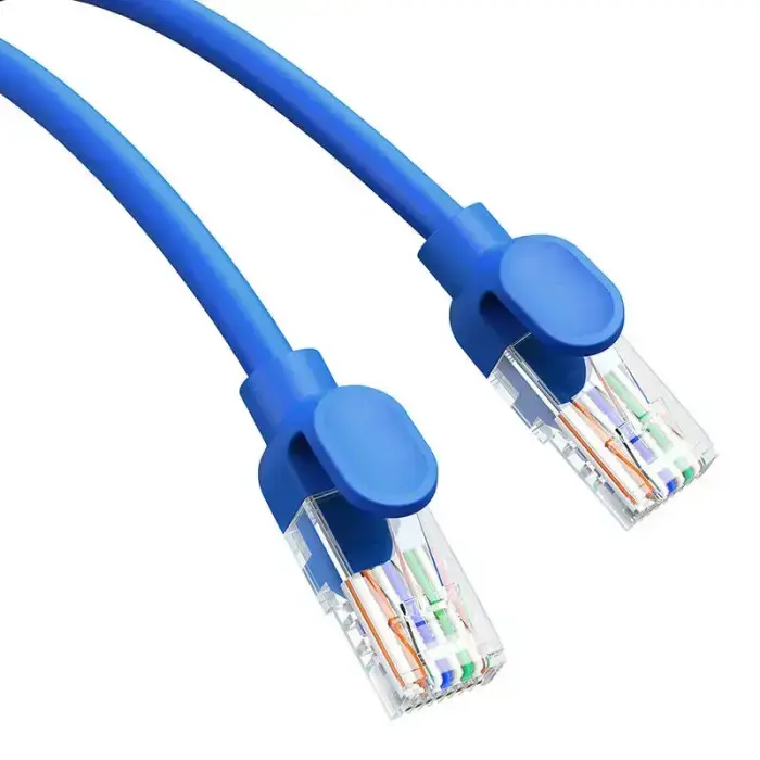 Round Cable Baseus Ethernet RJ45, Cat.6, 0,5m (blue) Photo