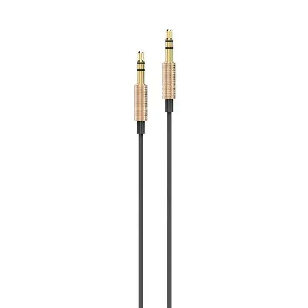 AWEI kabel AUX-001 jack 3,5 - jack 3,5 złoty|gold Foto 1