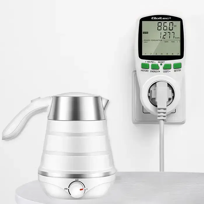 Qoltec Power meter PM0627 with history | 3680W | 16A | LCD Foto 13