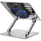 Cooling stand regulated for laptop ART P12 1 x USB A LED aluminium Foto 2