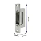 Qoltec Reverse electric strike | 12V | Stainless steel Фото num