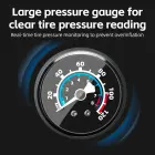 Rockbros 42310006001 bicycle pump with pressure gauge - black Фото num