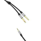 Audio cable mini jack 3.5mm to 2x jack 6.35mm male Vention BARHL 10m Foto 7
