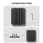 SPIGEN LD208S4 VERTICAL LAPTOP STAND SPACE GREY Foto 11