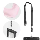 Waterproof bag for mobile phone with plastic closing AIRBAG pink Фото num