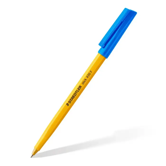 Lodīšu pildspalva STAEDTLER STICK 430F 0.7mm zila Photo
