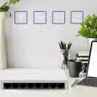 Qoltec Network SWITCH | 8 x RJ45 port | 100Mbps | Fast Ethernet | LAN Фото num