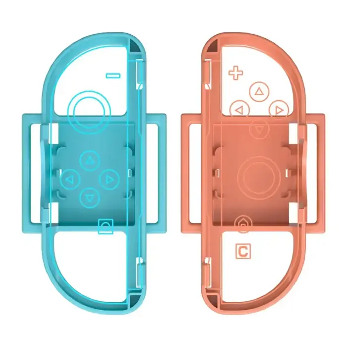 Nintendo Switch 23-in-1 Family Accessory Pack 2 - Orange and Blue Set Photo