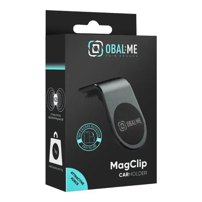 OBAL:ME MagClip Magnetic Car Holder Black Photo