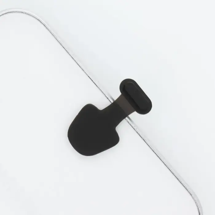 Lightning Charging Socket Cap with Holder black Photo