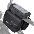 Wozinsky bicycle frame bag, waterproof phone case, 1.5l, black (WBB26BK) Foto 26