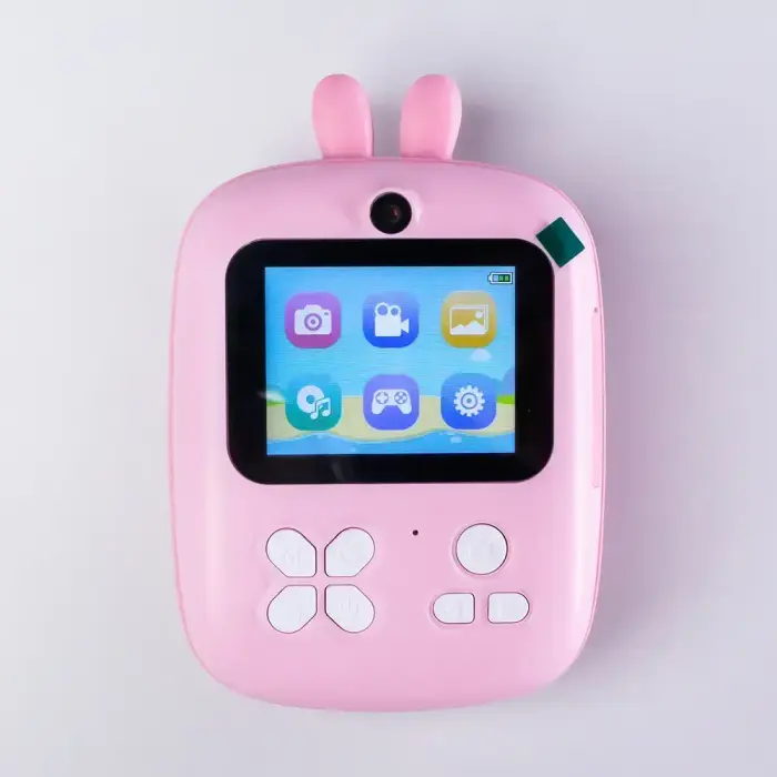 Mini Thermal Printer for Kids with Camera and Camcorder - Pink Фото num