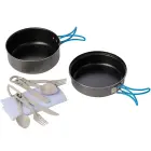 Tourist tableware and cutlery SET for 2 people. Foto 1