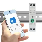 Qoltec Wi-fi DIN rail relay with electricity meter 63A| eWeLink by Sonoff | Wi-Fi | LED Фото num