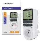 Qoltec Electronic Timer PC0628 | 3680W | 16A | LCD Фото num