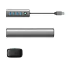 Hub Orico PDD4U-U3 4x USB-A 3.0 - gray Фото num