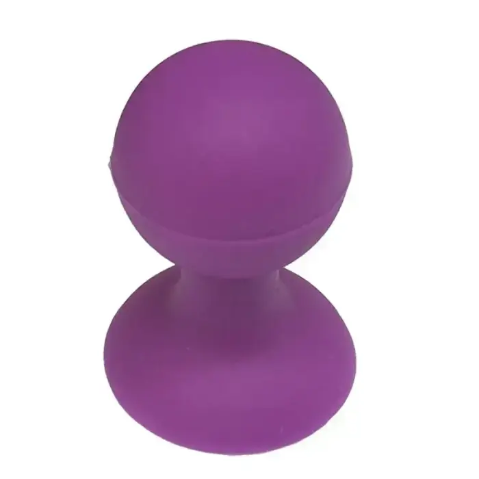 Phone holder with a round head - purple Photo