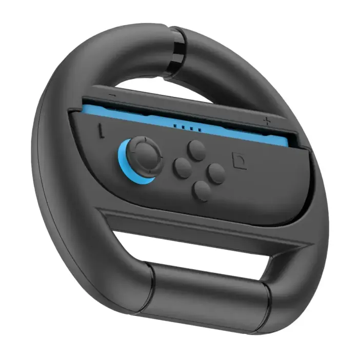 iPega SW2054 Racing Wheel for JoyCon Controllers Nintendo Switch 2 Black Photo