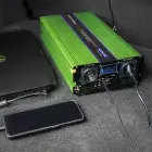 Qoltec Pure Sine Wave Inverter Monolith | battery charger | UPS | 2000W | 4000W | 12V to 230V | LCD Foto 3