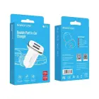 Зарядка для автомобиля Borofone BZ12 | 12W | USB-A | белая Фото num