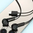 Dudao X3C In-Ear Wired USB-C Headphones 1.2m - Black Фото num