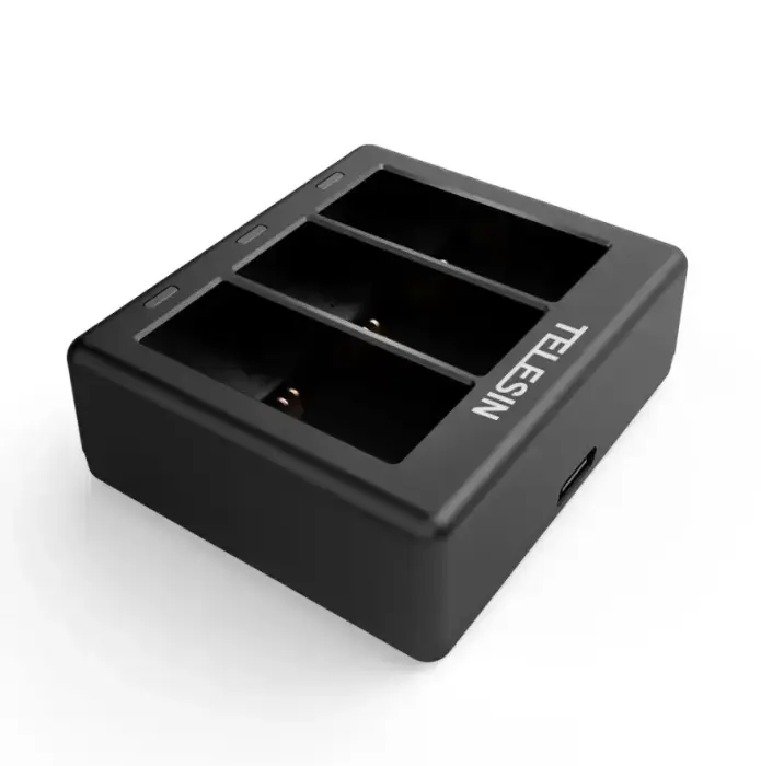 3-slot charger Telesin for GoPro Hero 12 / Hero 11 / Hero 10 / Hero 9 Foto 2
