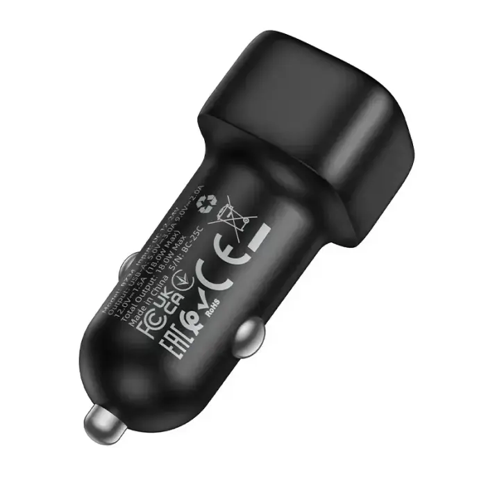 Автомобильное зарядное устройство Borofone BZ34 Cloud | 18 Вт | QC3.0 | USB-A | черный Фото num