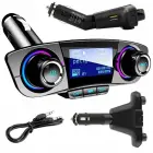 Goodbuy UFO автомобильный fm передатчик 2.1A | usb flash | sd | bluetooth 5.0 черный Фото num