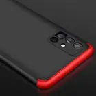 GKK 360 Protection Case Front and Back Case Full Body Cover Samsung Galaxy M51 black-red Photo