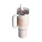 Termokrūze ar salmiņu The Quencher ProTour Flip Straw Tumbler 1.18L gaiši rozā  Foto 2