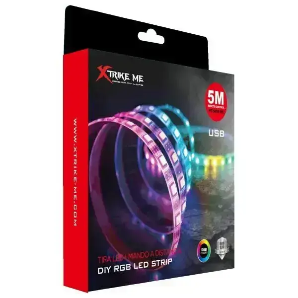 RGB LED strip with Bluetooth controller 5m XTRIKE ME HT-5050 B5 Foto 7