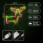 Neon LED Light ELK multicolor Bat + USB FLNE12 Forever Light Photo